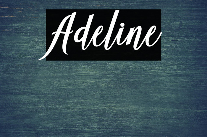 Adeline Example 1