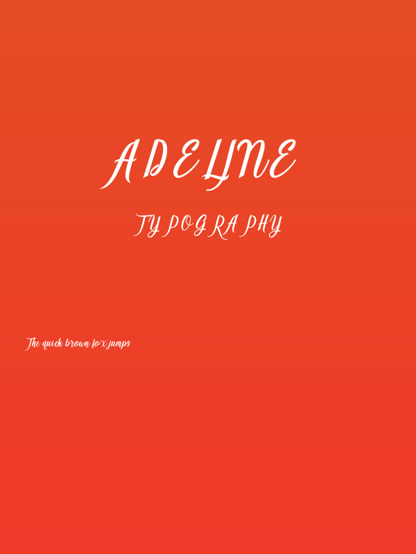 Adeline Poster