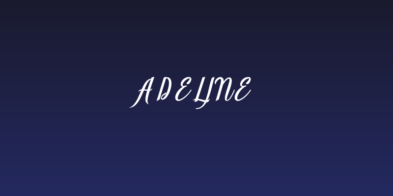 Adeline Social Header