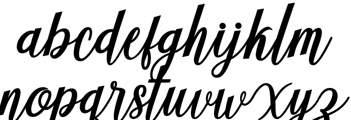 Adeline Font LOWERCASE