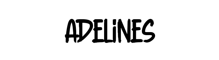 Adelines  नि: शुल्क फ़ॉन्ट्स डाउनलोड