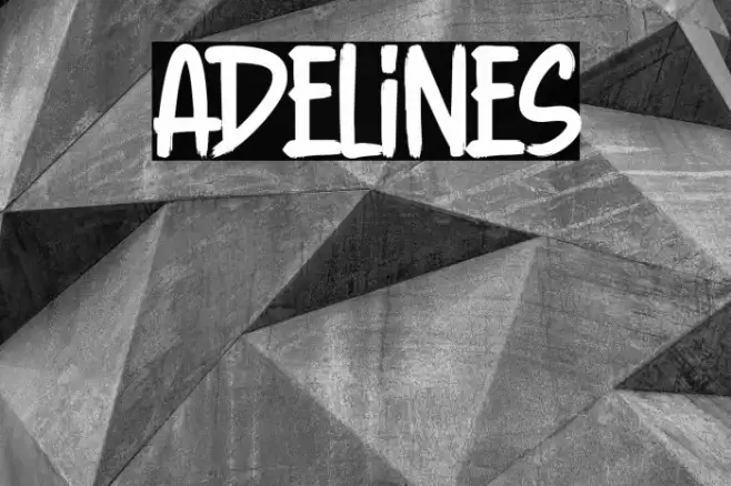 Adelines Font examples