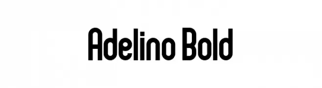 Adelino Bold  font caratteri gratis