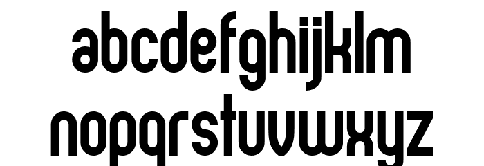 Adelino Bold Font LOWERCASE