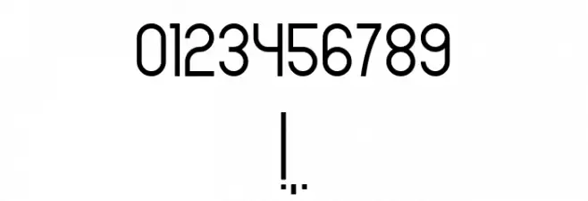 Adelino Thin Font OTHER CHARS