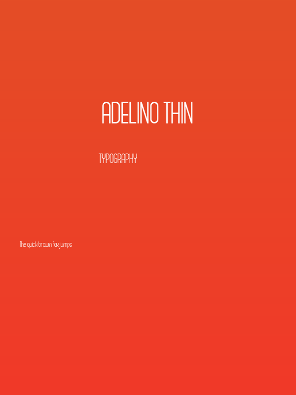 Adelino Thin Poster