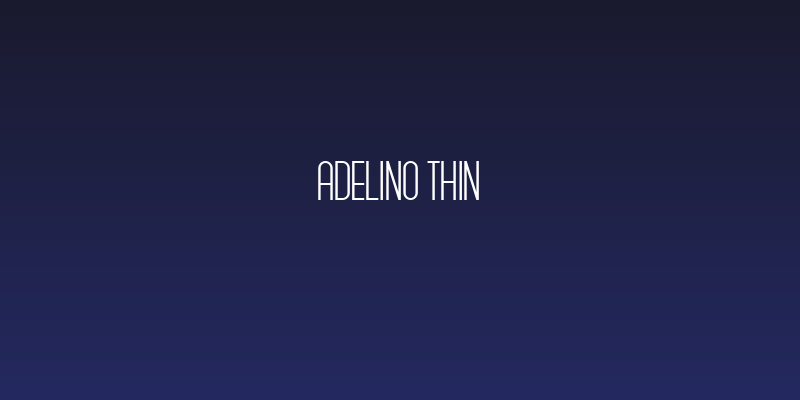 Adelino Thin Social Header