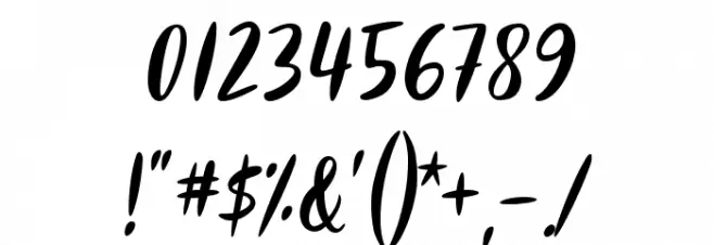 AdelioDarmanto Font OTHER CHARS