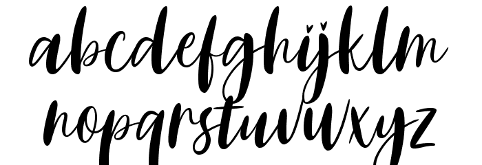 AdelioDarmanto Font LOWERCASE