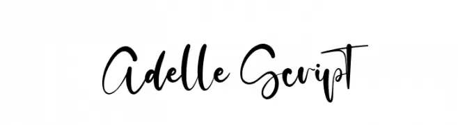 Adelle Script  font caratteri gratis