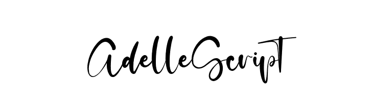 AdelleScript  Free Fonts Download