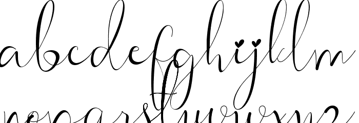 Adellia - Personal Use Font LOWERCASE
