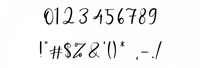 Adellicia Font OTHER CHARS