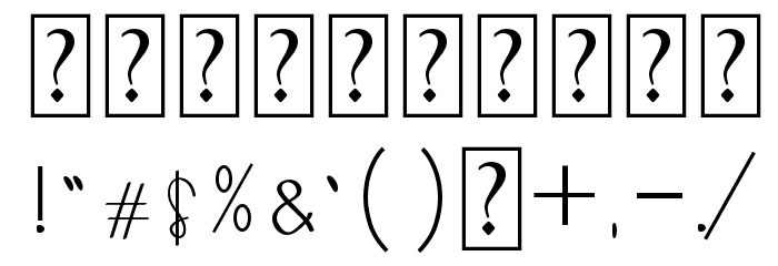 Adellina Font OTHER CHARS