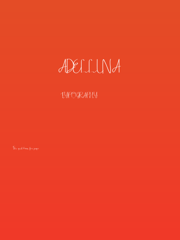 Adellina Poster
