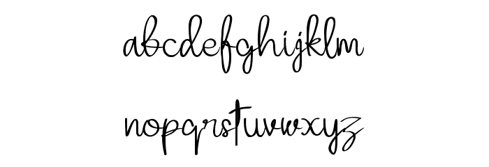 Adellina Font LOWERCASE