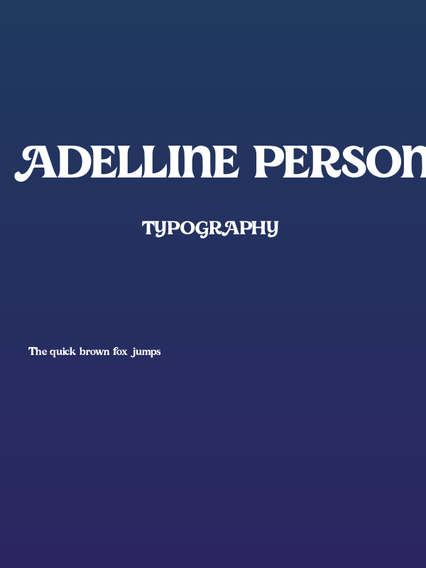 Adelline PERSONAL USE ONLY! Poster