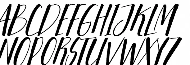 Adellove Font UPPERCASE