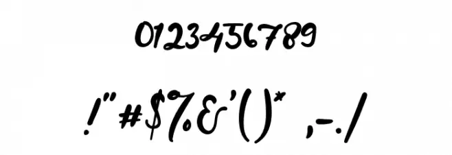 Adellum Font OTHER CHARS