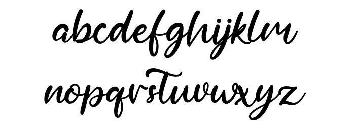 Adellum Font LOWERCASE