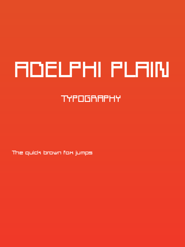 Adelphi Plain Poster