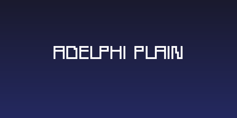 Adelphi Plain Social Header