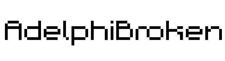 AdelphiBroken Шрифта