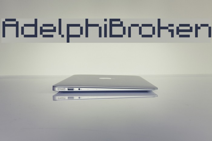 AdelphiBroken Font examples