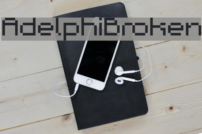 AdelphiBroken Font examples