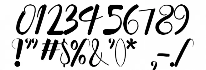 Adelwish Font OTHER CHARS