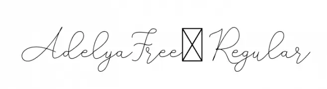 AdelyaFree-Regular 