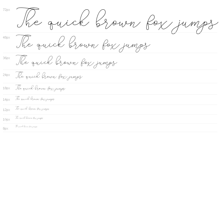 AdelyaFree-Regular Waterfall