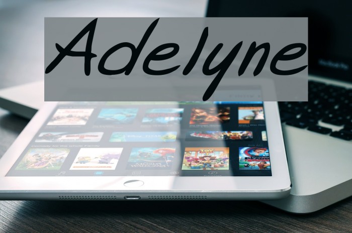Adelyne Font examples