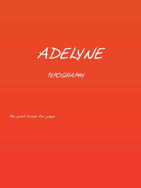 Adelyne Poster
