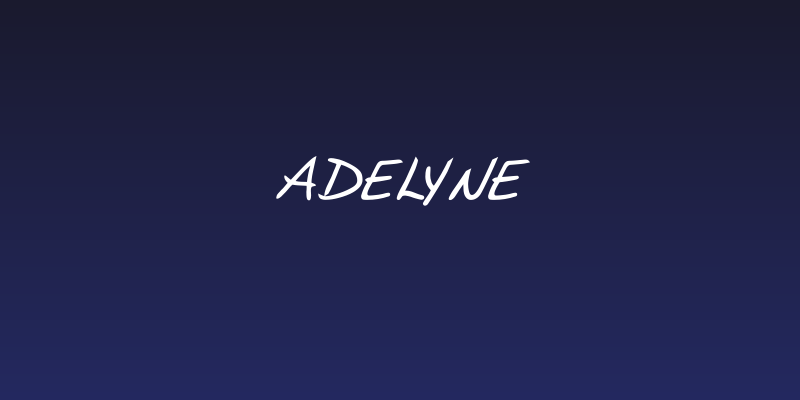Adelyne Social Header