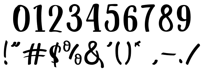Adelyyn Trial Font OTHER CHARS