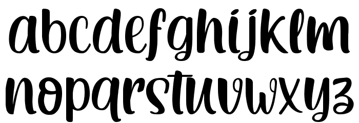 Adelyyn Trial Font LOWERCASE