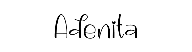 Adenita  Free Fonts Download