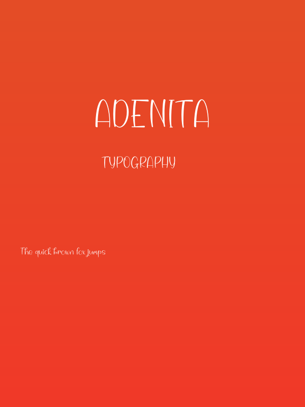 Adenita Poster