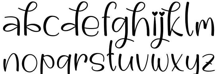Adenita 字体 小写