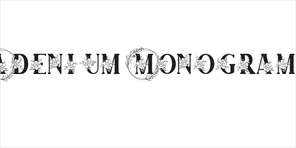 Adenium Monogram Logo