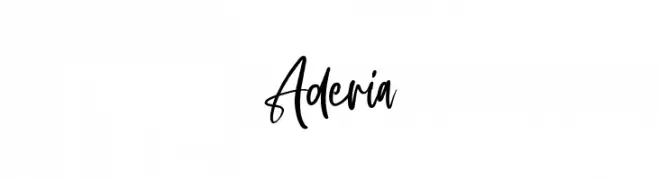Aderia  नि: शुल्क फ़ॉन्ट्स डाउनलोड