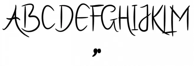 Adhelphia Font Alte caractere