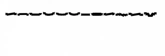 Adhesive Nr. Seven Banners Font LOWERCASE