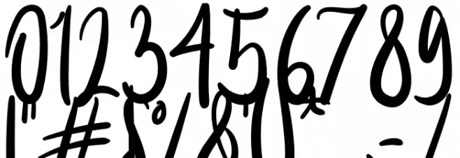 Adhotase Font OTHER CHARS