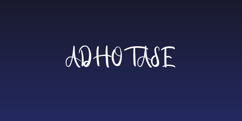 Adhotase Social Header