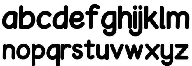 Adia_Demo フォント 小文字