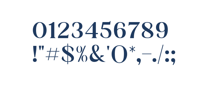 Adibafih Regular Other Characters