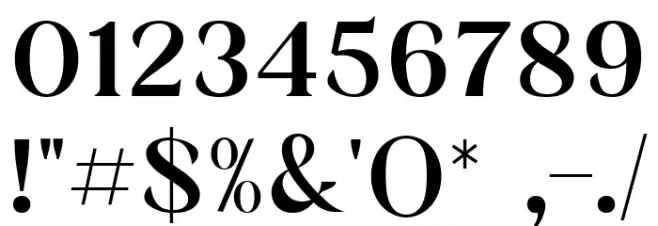 Adibafih Regular Font OTHER CHARS