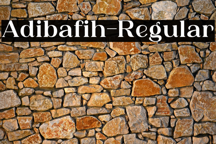 Adibafih-Regular Example 1